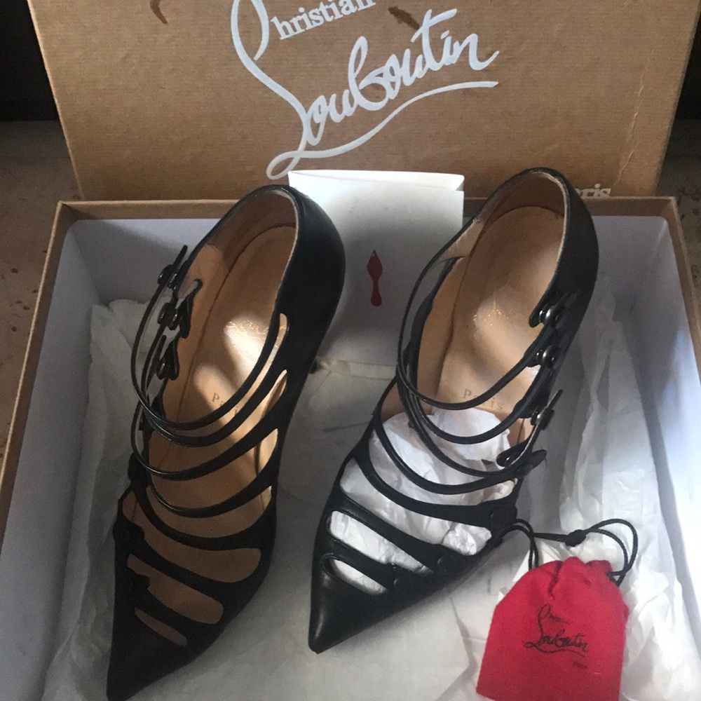 CHRISTIAN LOUBOUTIN 'VIENNANA 100' Bootie-Pumps